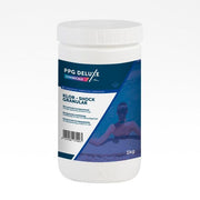 PPG Deluxe Klor Granulat 1 kg – Stabiliseret hurtigvirkende klor til spa